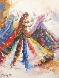 Bandah Ali, 18 x 24 Inch, Acrylic on Canvas, Figurative-Painting, AC-BNA-256